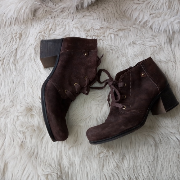 Combat boots leather - ankle boots with laces - Picture 4 of 16